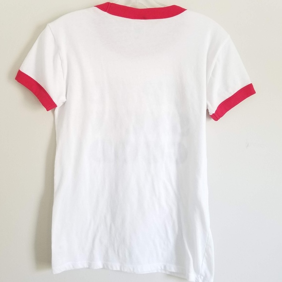 PINK Up To Snow Good Vintage Style Tee - Picture 4 of 4